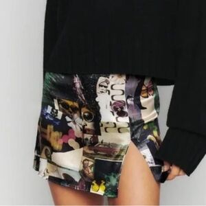 Reformation robbie silk skirt